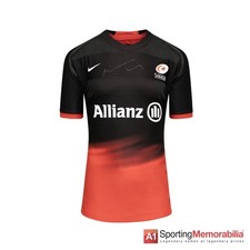 Maro Itoje Signed Saracens Shirt: Home, 2015-16