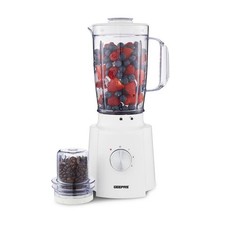 GEEPAS 650W Blender Smoothie Maker Ice Crusher Mixer  Juicer Vegetables White