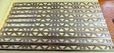 10 BEAUTIFUL ORIG "C"10 INCH NICKEL GIRDERS A C Gilbert Erector SET
