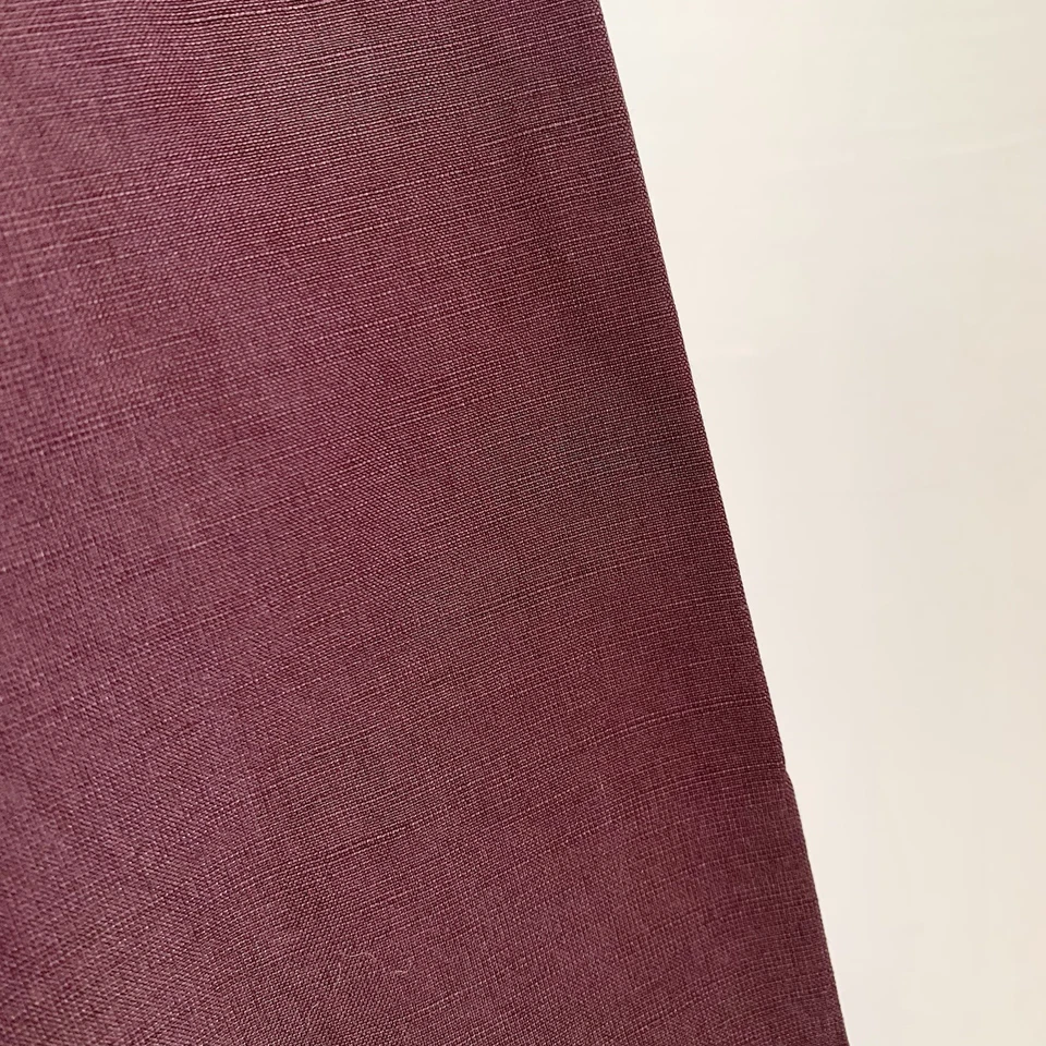 Orvis Silk Linen Shirt Women XL UK 18 20 Mulberry Purple Classic Fit Long Sleeve - Image 3 of 4