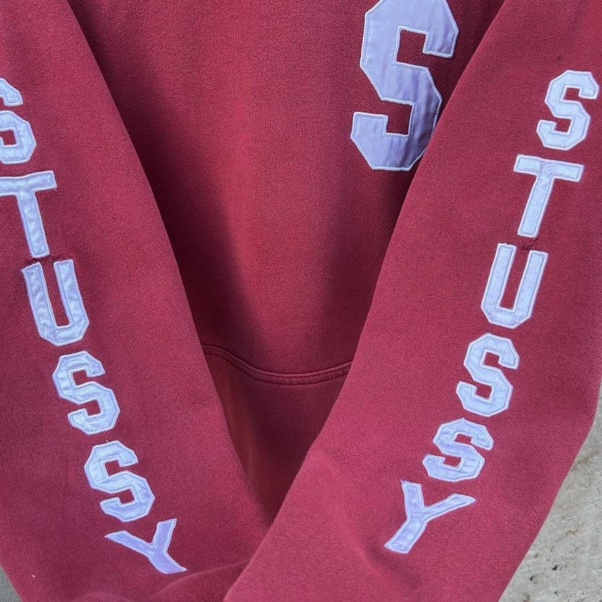Vintage 2000's Stussy S Embroidery Logo Hoodie Size Large Rare | eBay
