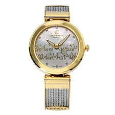 Charriol Forever Elephant FE32.104.033 Women's 32mm Two-Tone Watch *Missing Pin*