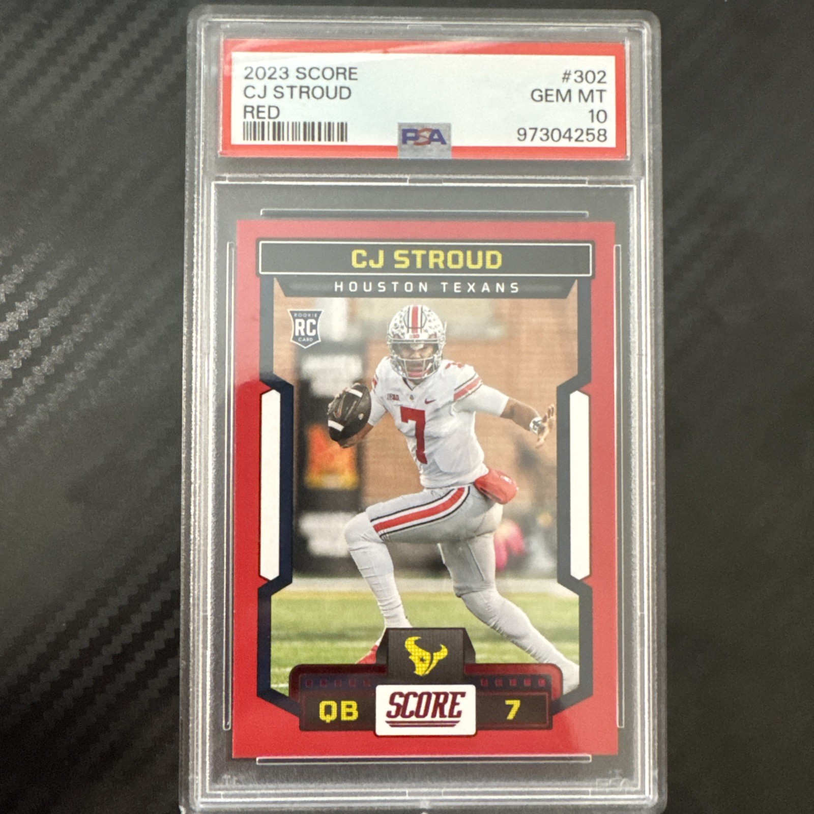 CJ Stroud Panini Score #302 Red