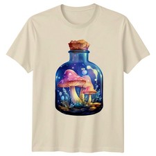 Enchanted Mushroom Forest In A T-Shirt Fungi Cottagecore Nature Fantasy