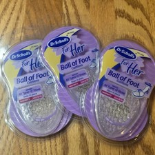 Dr. Scholl's For Her Ball Of Foot Cushions All Types Of Shoes Stays In Place 3PK