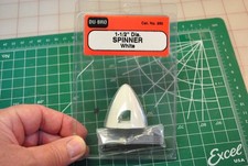 Du-Bro Products- 1.5" Diameter White 2 Bladed Spinner - Part 260 - New
