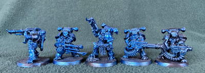 Warhammer 40k Chaos Space Marines Havocs Squad x5