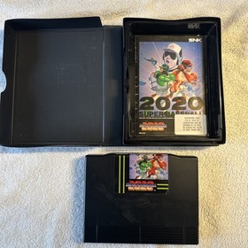 Authentic Super Baseball 2020 Neo Geo AES English Complete, Tested, Please Read!