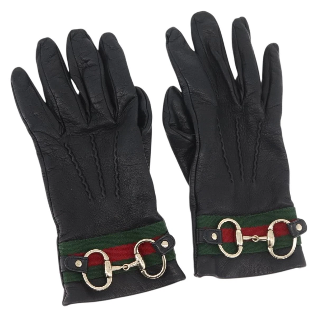 Gucci Leather Black Gloves & Mittens for Women | eBay