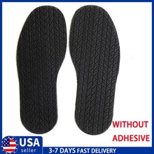 1 Pair Anti Slip Rubber Full Soles DIY Shoes Repair Supplies US STOCK