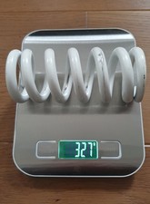 Firm titanium spring, 500 x 2.25, FL 129mm, ID 36mm, approx 327 grams. White