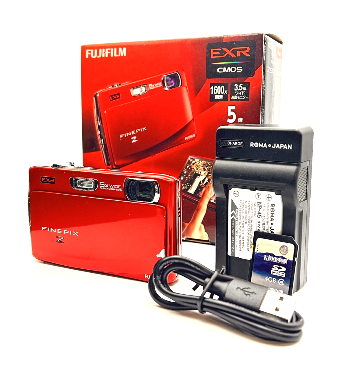 MINT Fujifilm FinePix Z900EXR Red 16MP Y2K Vintage Touchscreen