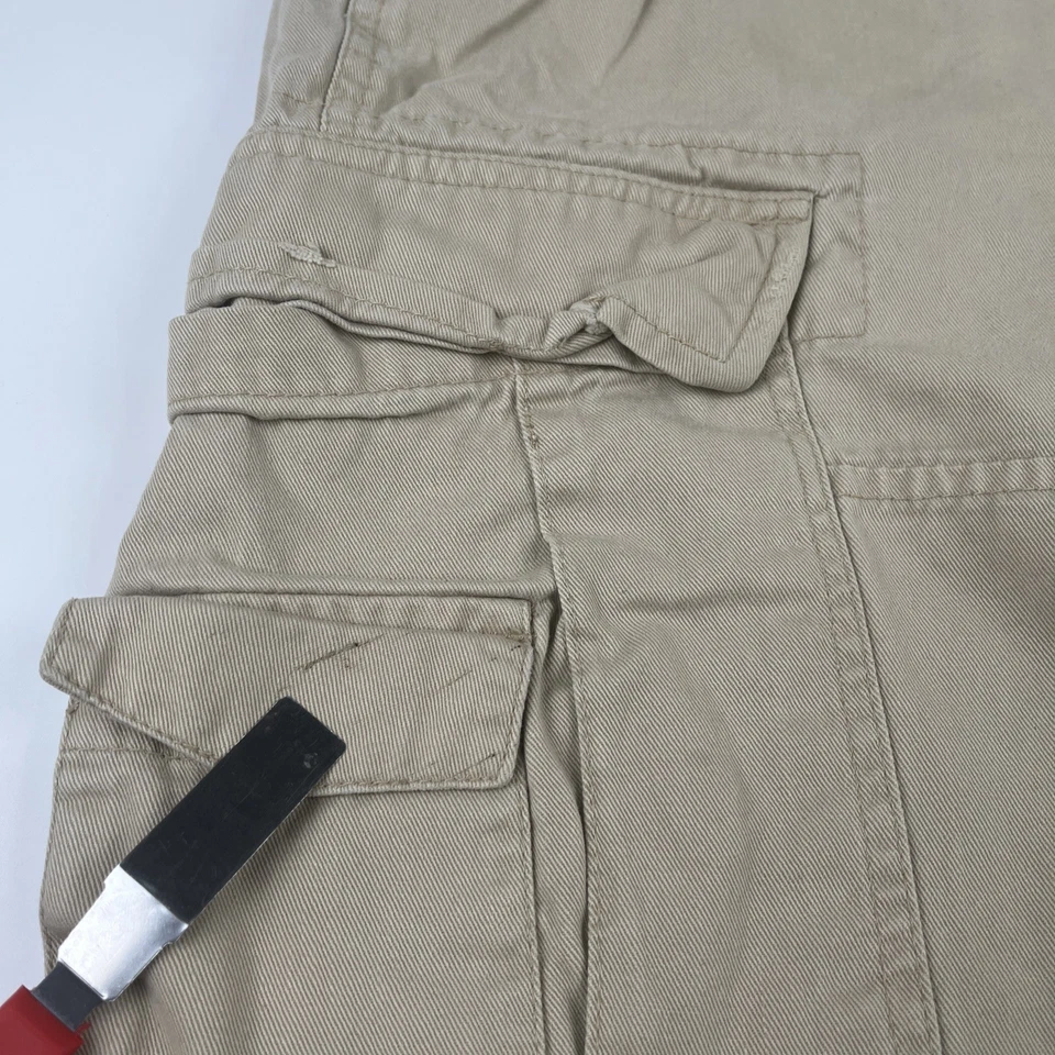 Vintage Cargo Shorts Men Size 38 Steve & Barry’s Baggy Y2K Grunge 8 Pocket Skate - Image 4 of 4