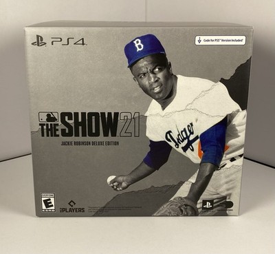 MLB The Show 21 Jackie Robinson Edition PlayStation 4 5 Open Box, Hat Steelbook