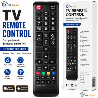 Samsung Fernbedienung Ersatz TV Remote Control BN59-01175N kompatibel mit Samsung