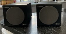 Yamaha Advanced YST Black Bookshelf Speakers NS-BP80 Excellent Condition