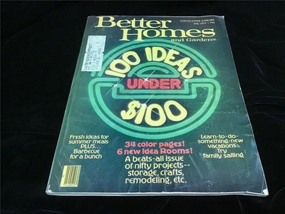 Better Homes and Gardens Magazine July 1977 100 Ideas Under $100
