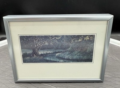 Curtis Wilson Cost Framed and Matted Hawaiian Print Framed 6 x 4.5'' Print 5x2