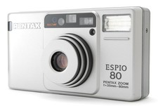 Near MINT Pentax ESPIO 80 Zoom Point Shoot 35mm Film Camera JAPAN