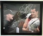 John Gruden & Derek Carr signed autographed photo 8x10 framed Oakland Raiders