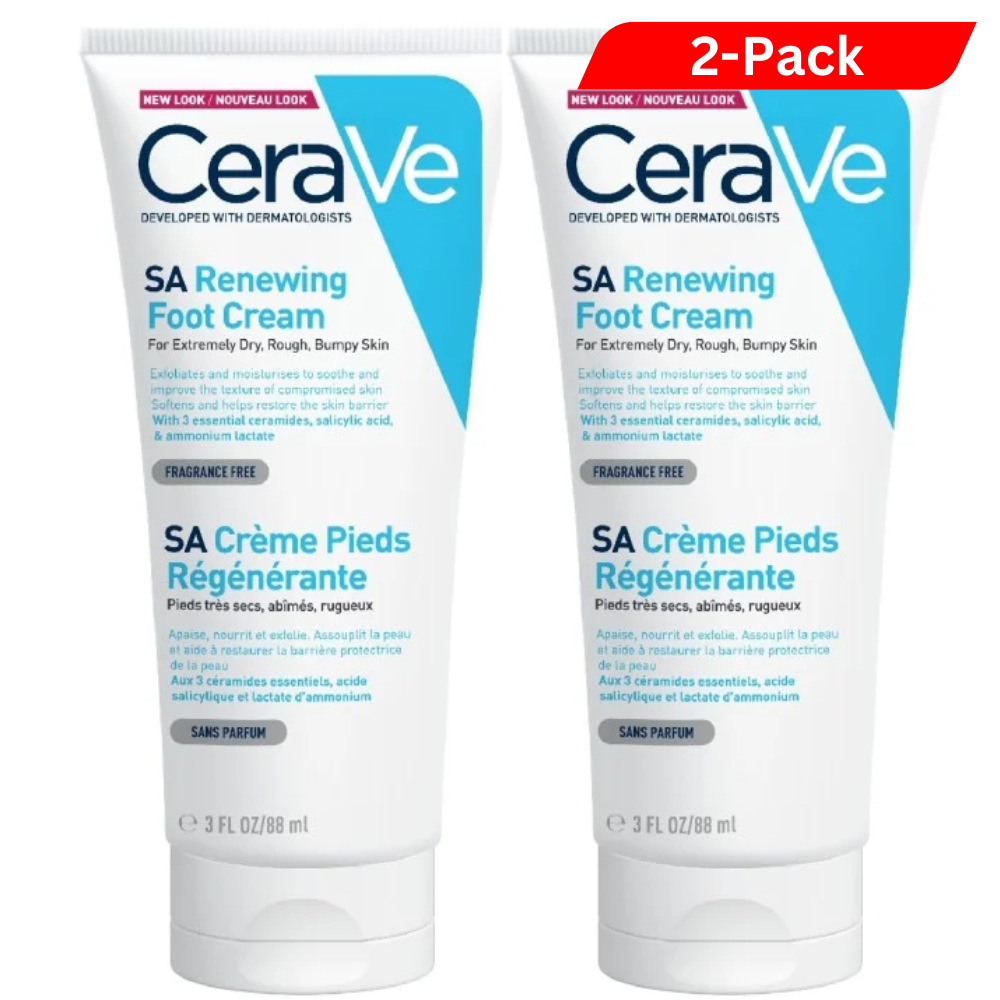 x CeraVe SA Renewing Very Cracked Foot Skin Salicylic Acid Cream