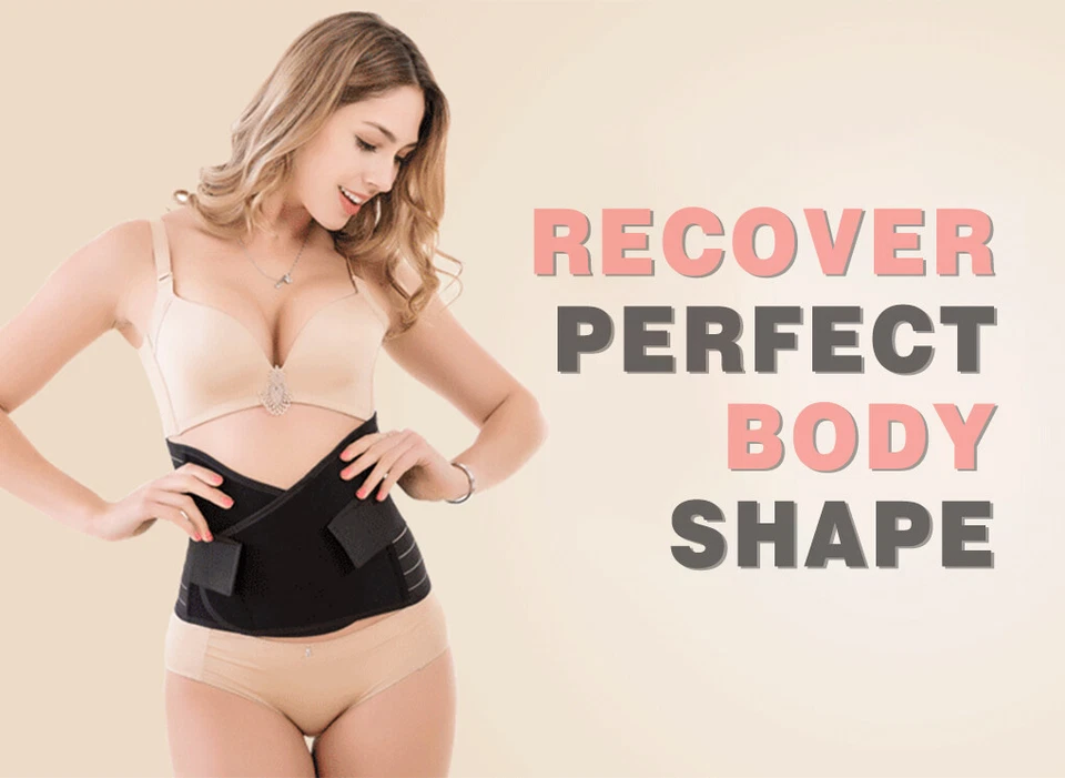 After Pregnancy Postpartum Recovery Postnatal Birth Support Belt Belly Wrap Band - image 3 of 4