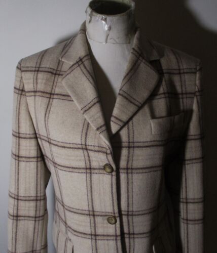 Women's L.L. BEAN Tan Wool & Cashmere Jacket Size 10 Petite - Picture 2 of 8