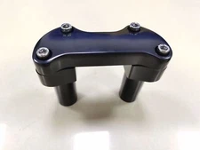 3.5" Straight Handlebar Risers Top Clamp Kit For Harley Fat Boy Heritage Softail