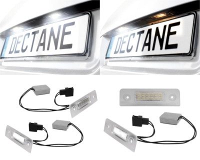 LED Kennzeichenbeleuchtung Plug & Play für Skoda Octavia 2 1Z Bj. 08-13 CanBus