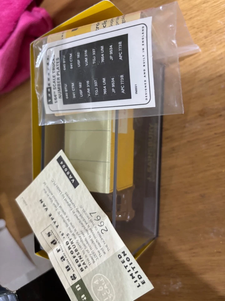 Lledo Vanguards Bedofrd S type Van - Sainsburys Limited Edition 2667 of 3000 - Image 4 of 4