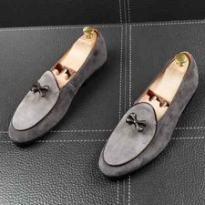 Men Loafers Summer Pointed Toe Breathable Driving Shoes Wedding Dress Shoes