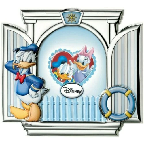 Rectángulo marcos de plata de los personajes de Disney