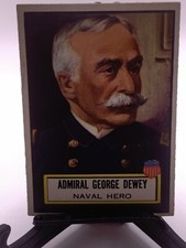 1952 Topps Look 'N See #93 Admiral George Dewey