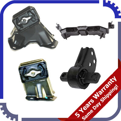 For Jeep Commander Grand Cherokee 3.7L Set 4PCS New Motor & Auto Trans Mount