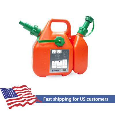 Holzfforma Orange 6L Capacity Fuel Oil Canister Combo For Husqvarna Chainsaw