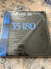 SEALED Maxell UD 35-180 N Professional Grade Tape NOS 10.5 Reel-to-Reel Vintage