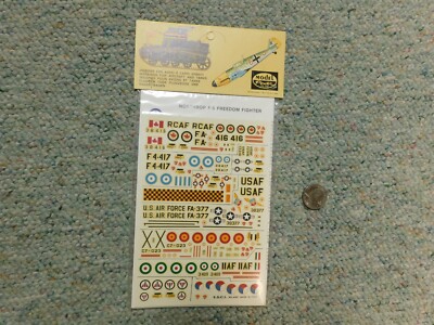 Esci Polly S decals 1/72 F-5 Freedom Fighter  F-5A  variants G128