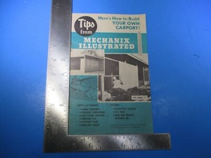 Vintage Tips From Mechanix Illustrated Build Your Own Carport 31