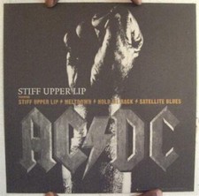 ACDC Stiff Upper Lip 2 Sided Poster AC/DC ACDC