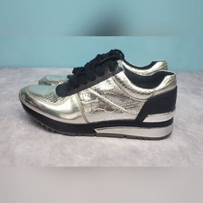 Michael Kors silver Metallic Women's Sneakers Size 6M