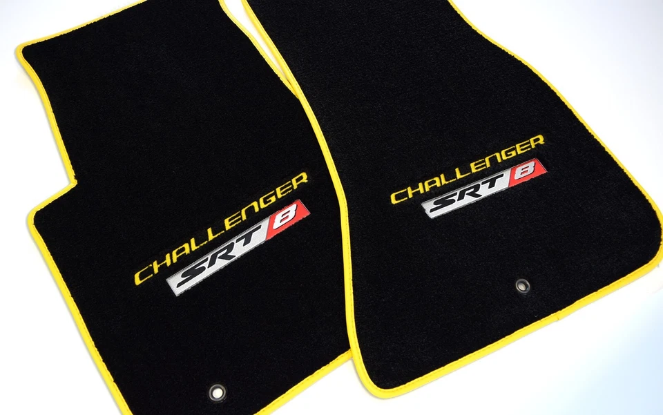 Dodge Challenger SRT8 2012 tapetes chaqueta amarilla - bonita actualización premium 32 oz Foto 3 de 4