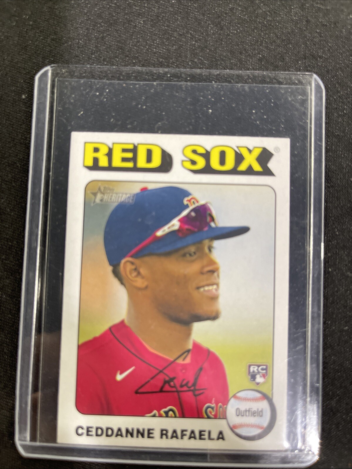 2024 Topps Heritage - Rookies White Border 420 Ceddanne Rafaela (rc)