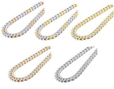 Three Row EGL Certified VVS 37 1/5 CT Real Diamond Miami