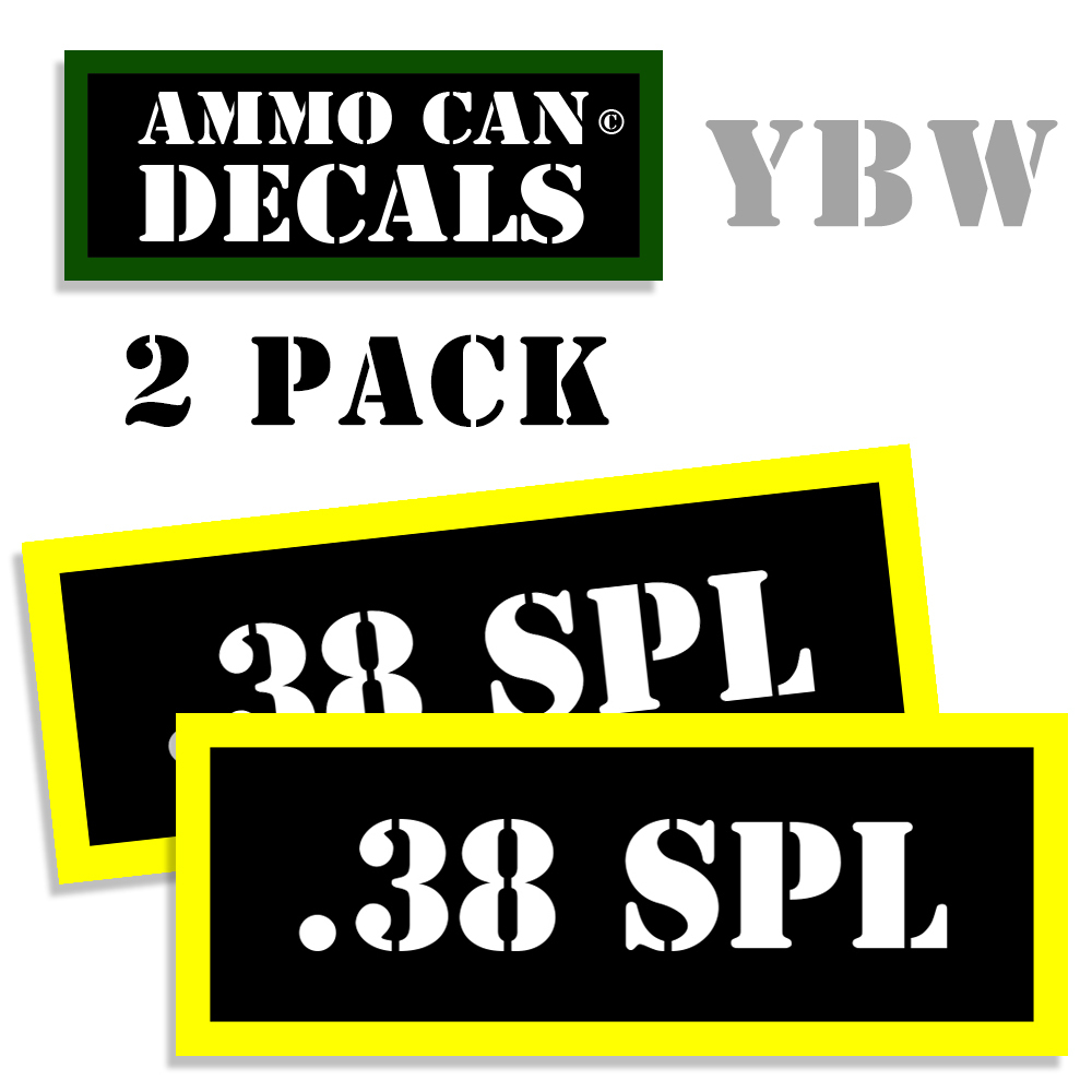 38 SPECIAL Ammo Can LABELS STICKERS DECALS for Ammunition  3