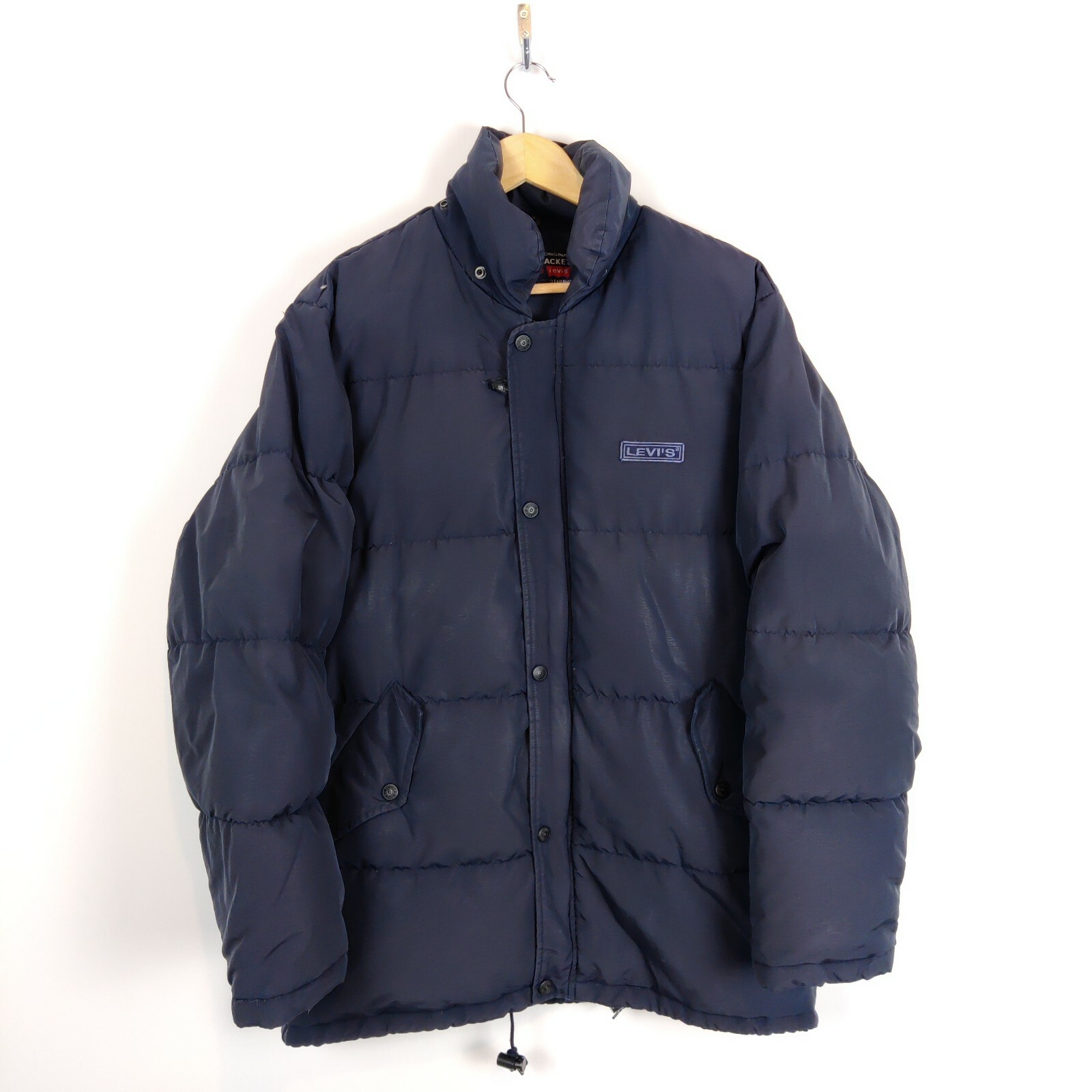 Levi's Men's Blue Down Puffer Jacket Size Medium Gem