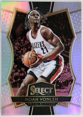 2016-17 Panini Select #108 Noah Vonleh Silver Prizm Portland Trail Blazers