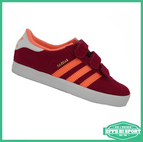 Scarpa bambino Adidas Gazelle 2 cf scarpa bambina casual con strappo  sneakers | eBay