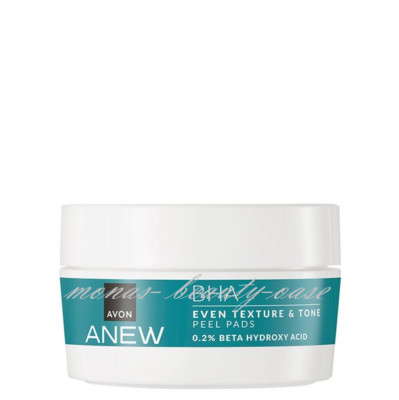 Avon Anew EVEN TEXTURE & TONE Peeling Pads Pigment Flecken 0,2% Hydroxysäure