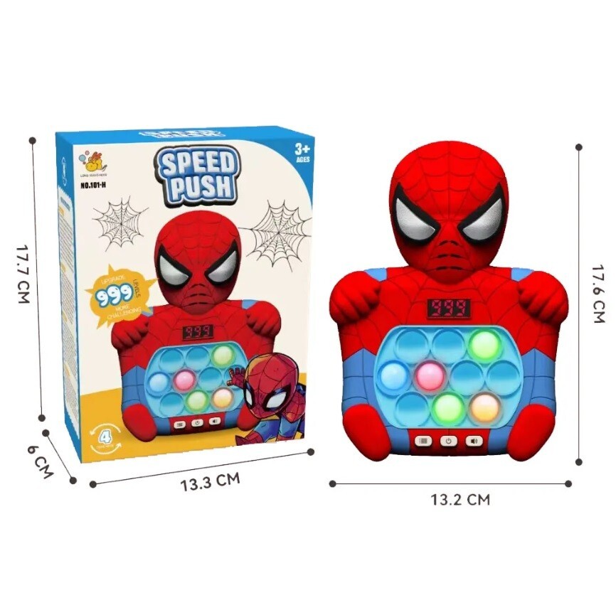 Spiderman Pop Push it Game Controller Sensory Fidget Toy