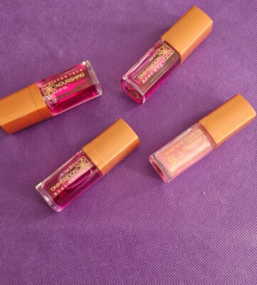 3x Avon True Nourishing Lip Oil Blossom &1 Shimmering Petal, Brandneu